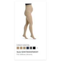Sigvaris semitrasparent AT Maternity CCL2 calza compressione 1 paio