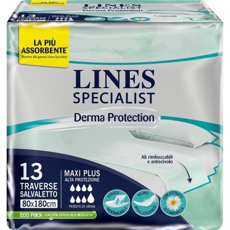 Traversa Per Incontinenza Lines Specialist 80x180 13 Pezzi Traversa Per Incontinenza Lines Specialist 80x180 13 Pezzi