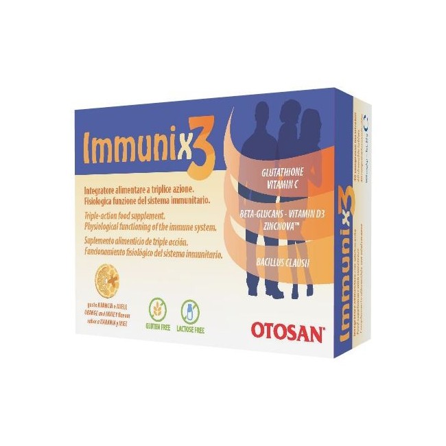 Immunix3 Otosan 40 Compresse Masticabili Immunix3 Otosan 40 Compresse Masticabili