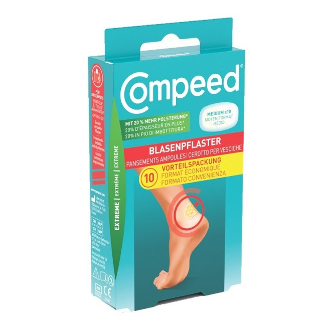 Compeed cerotti Per Vesciche Medio Extreme 10 Pezzi Compeed cerotti Per Vesciche Medio Extreme 10 Pezzi