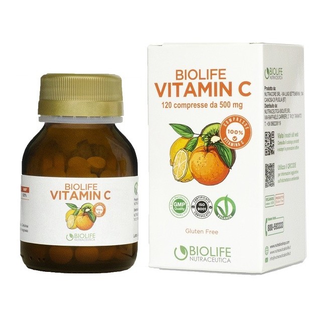Nutraceutica Biolife Biolife Vitamin C 120 Compresse Nutraceutica Biolife Biolife Vitamin C 120 Compresse