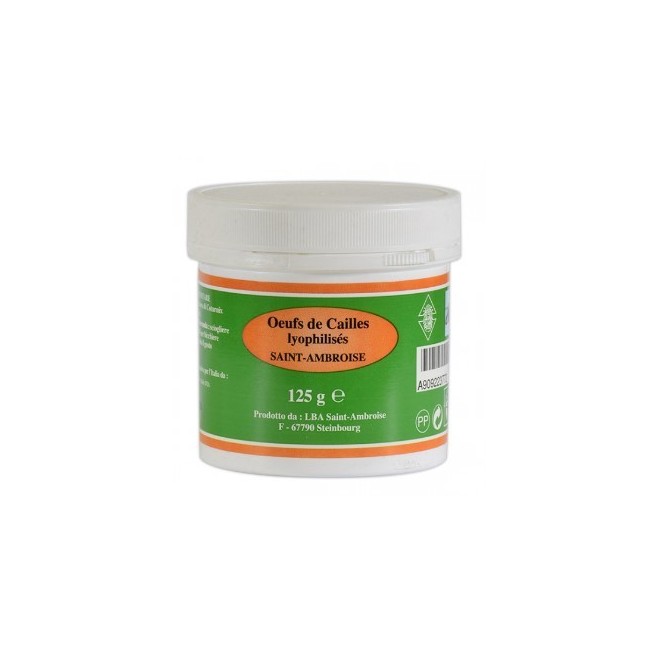 Vegetal progress Uova coturnix liofilizzato 125 g Vegetal progress Uova coturnix liofilizzato 125 g