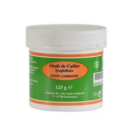 Vegetal progress Uova coturnix liofilizzato 125 g Vegetal progress Uova coturnix liofilizzato 125 g