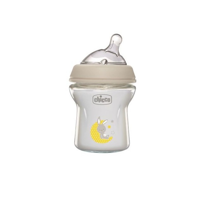 Chicco biberon natural feeling vetro 0m+ 150 ml