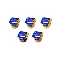 Delical crema iperproteica albicocca 4 vasetti da 125G