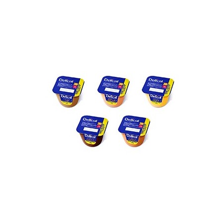 Delical crema iperproteica albicocca 4 vasetti da 125G