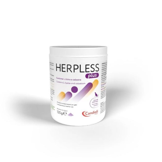 Herpless plus polvere appetibile per gatti 120 g Herpless plus polvere appetibile per gatti 120 g