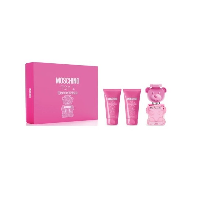 Moschino Toy 2 Bubble Gum Giftset 150 ml - cofanetto regalo Moschino Toy 2 Bubble Gum Giftset 150 ml - cofanetto regalo