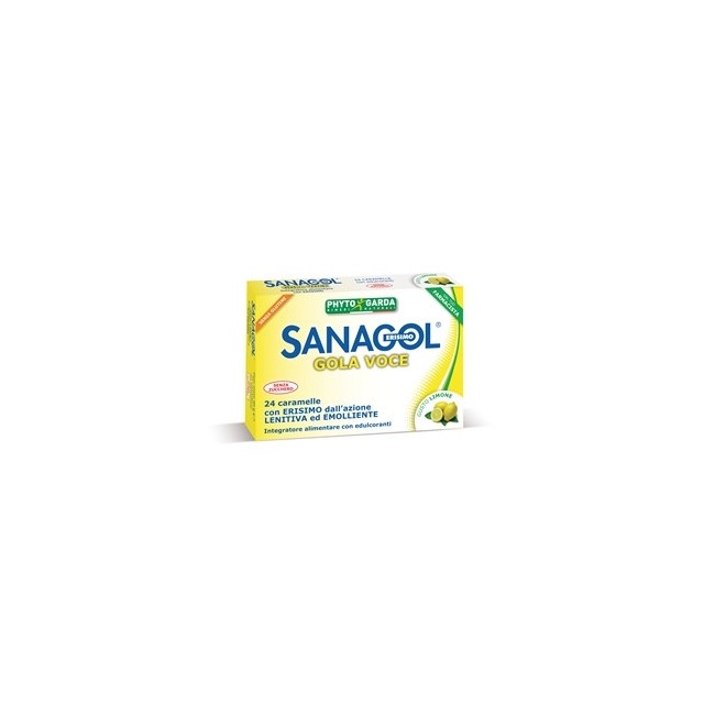 Sanagol Gola Voce Senza Zucchero Al Limone 24 Caramelle