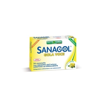 Sanagol Gola Voce Senza Zucchero Al Limone 24 Caramelle