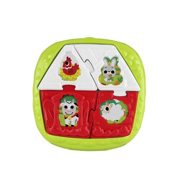 Chicco Gioco S2p 2in1 House&farm Puzzle Chicco Gioco S2p 2in1 House&farm Puzzle
