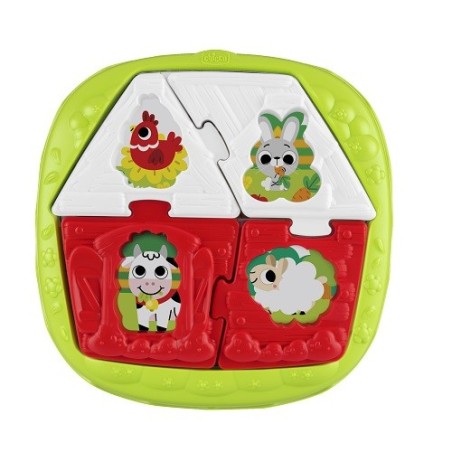 Chicco Gioco S2p 2in1 House&farm Puzzle Chicco Gioco S2p 2in1 House&farm Puzzle