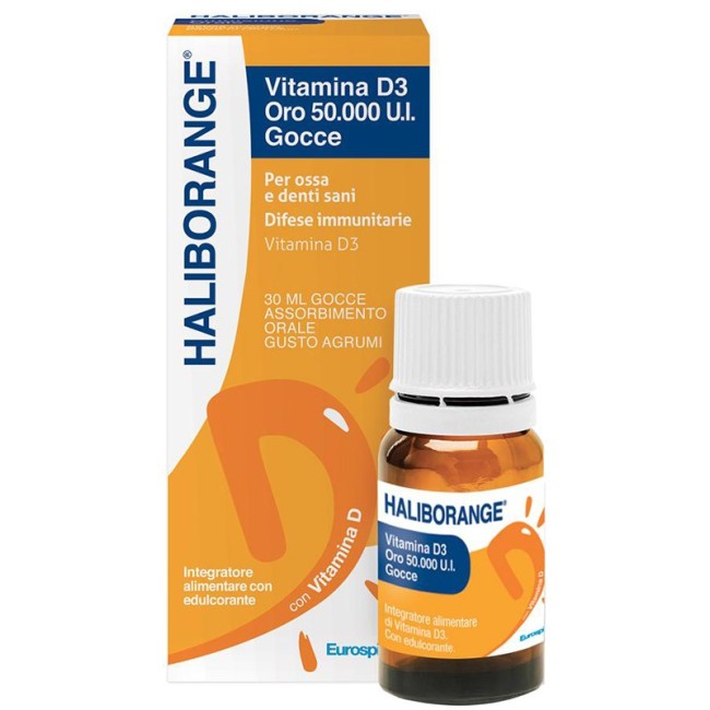 Haliborange Vitamina D3 Oro 50000ui Gocce