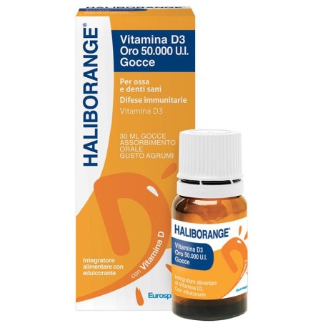Haliborange Vitamina D3 Oro 50000ui Gocce