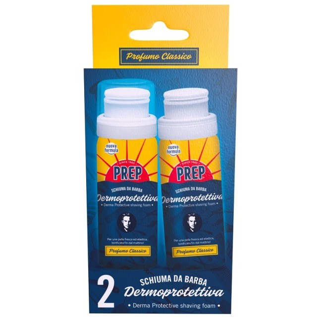 Prep Schiuma Barba Classica 2 Pezzi  Prep Schiuma Barba Classica 2 Pezzi