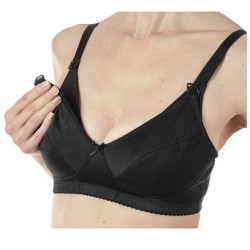 Artsana Mammy Reggiseno Microfibra Allattamento Black 4d 1 paio