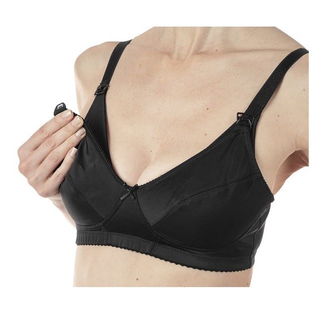 Artsana Mammy Reggiseno Microfibra Allattamento Black 4d 1 paio