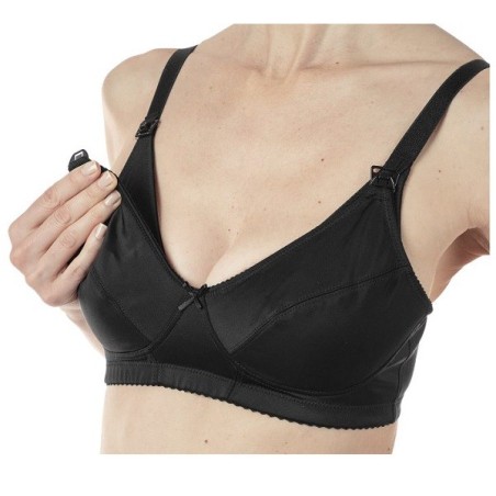 Artsana Mammy Reggiseno Microfibra Allattamento Black 4d 1 paio