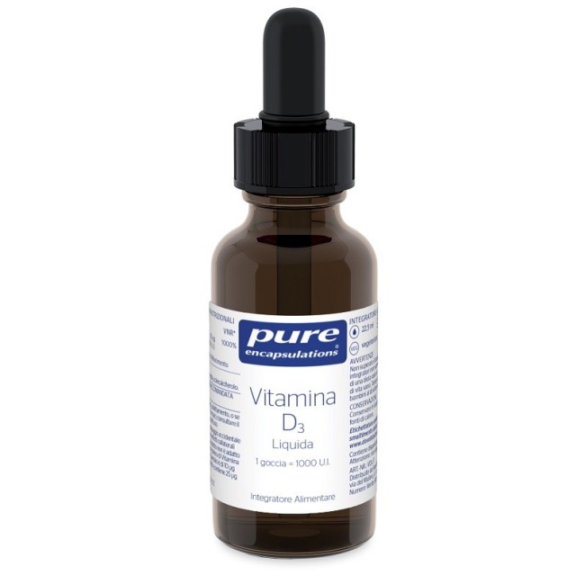 Nestle' Italiana Pure Encapsulations Vitamina D3 Liquida 22,5 Ml Nestle' Italiana Pure Encapsulations Vitamina D3 Liquida 22,5 Ml