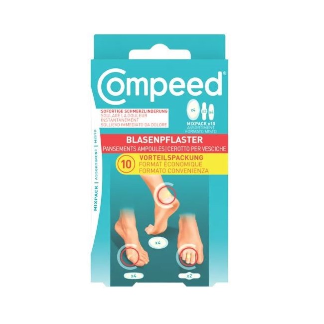 Cerotti Compeed Per Vesciche Medio Misto 10 Pezzi Cerotti Compeed Per Vesciche Medio Misto 10 Pezzi