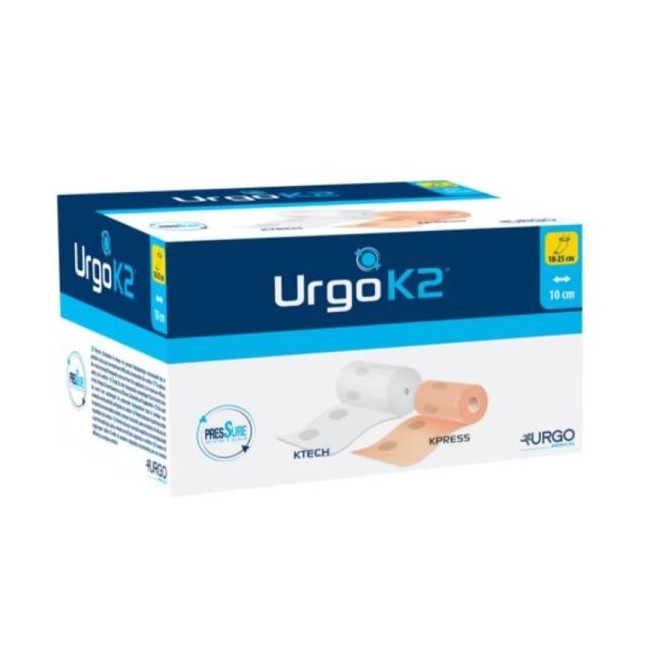 Urgok2 latex free kit bendaggio t2 caviglia 25-32 2 pezzi 10 cm Urgok2 latex free kit bendaggio t2 caviglia 25-32 2 pezzi 10 cm