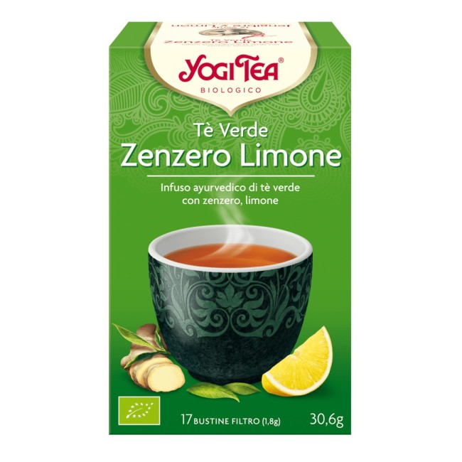 Yogi tea te' verde zenzero limone bio Yogi tea te' verde zenzero limone bio