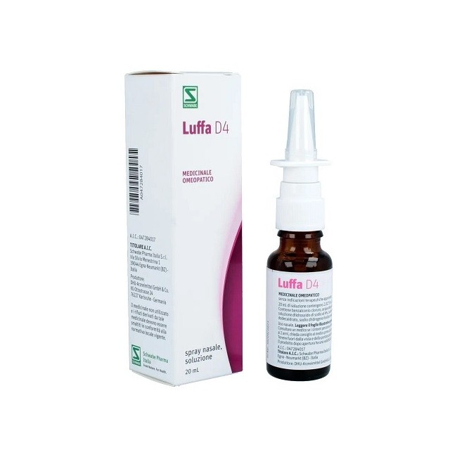 Schwabe Pharma Italia Luffa D4 Spray Nasale 1fl 20ml Schwabe Pharma Italia Luffa D4 Spray Nasale 1fl 20ml