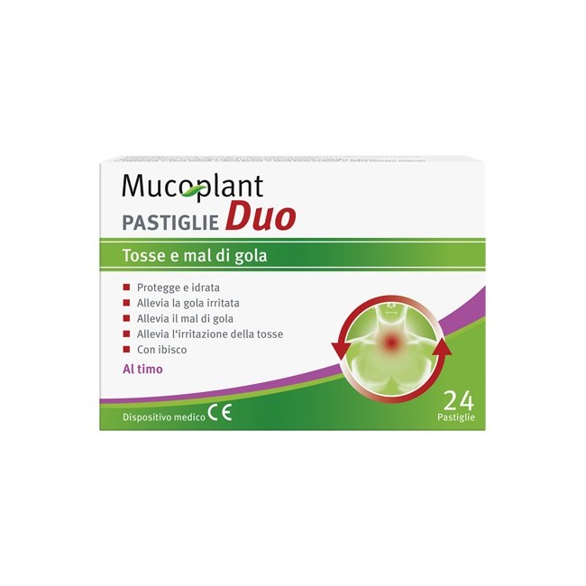 Dr Theiss Mucoplant 24 Pastiglie Duo Timo Dr Theiss Mucoplant 24 Pastiglie Duo Timo