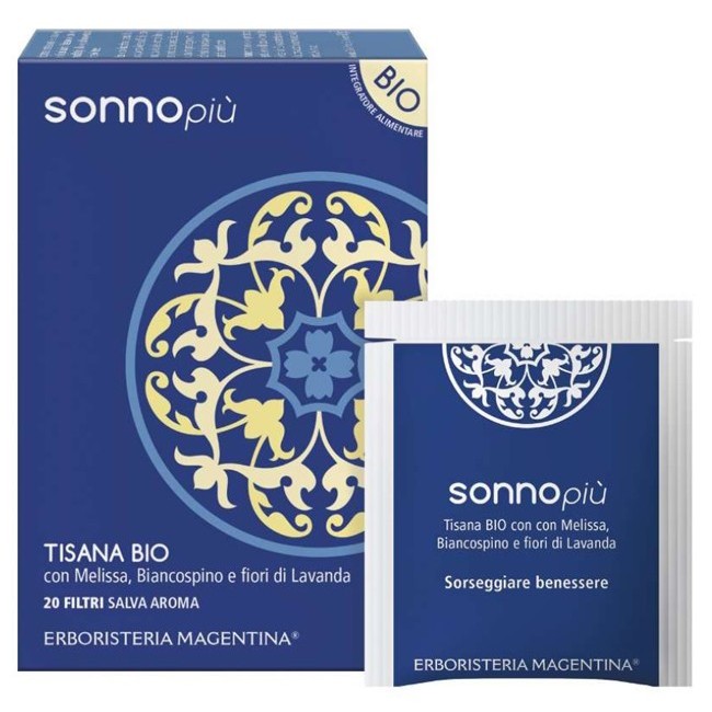 Erboristeria Magentina Tisana Sonno Piu' Bio 20 Filtri Erboristeria Magentina Tisana Sonno Piu' Bio 20 Filtri