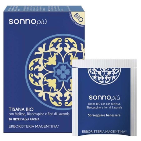 Erboristeria Magentina Tisana Sonno Piu' Bio 20 Filtri Erboristeria Magentina Tisana Sonno Piu' Bio 20 Filtri