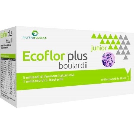 Ecoflor Plus Boulardii Junior 10 Flaconcini Ecoflor Plus Boulardii Junior 10 Flaconcini