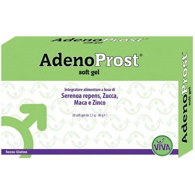 Tuscofarm Adenoprost integratore 30 capsule soft gel Tuscofarm Adenoprost integratore 30 capsule soft gel