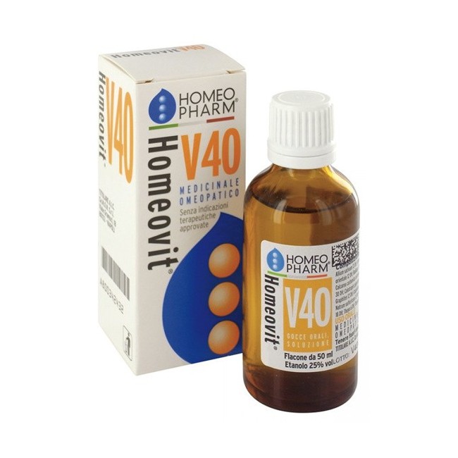 Homeovit V40 50ml Gocce Homeovit V40 50ml Gocce