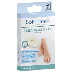 Cerotto Paracallo Ovale 2,8 X 1, 8 Cm Sofarmapiu' 18 Pezzi