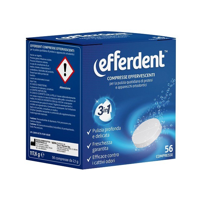 Efferdent 56 Compresse Effervescenti Efferdent 56 Compresse Effervescenti