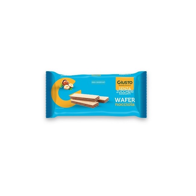 Farmafood Giusto Senza zucchero Wafers Nocciola 150g Farmafood Giusto Senza zucchero Wafers Nocciola 150g