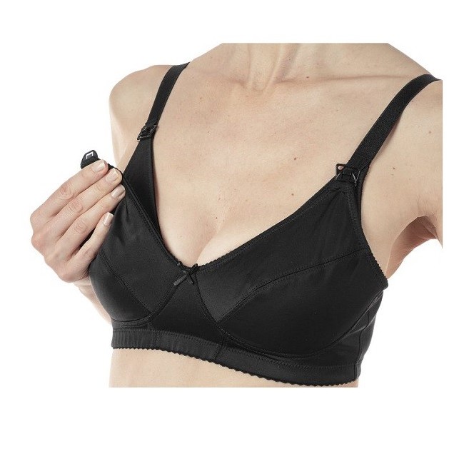 Reggiseno Microfibra Allattamento Black 6d