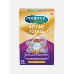 Polident azione totale 66 compresse pulitore per protesi