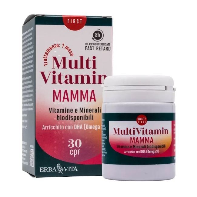 Erba Vita Multi vitamin mamma 30 compresse Erba Vita Multi vitamin mamma 30 compresse
