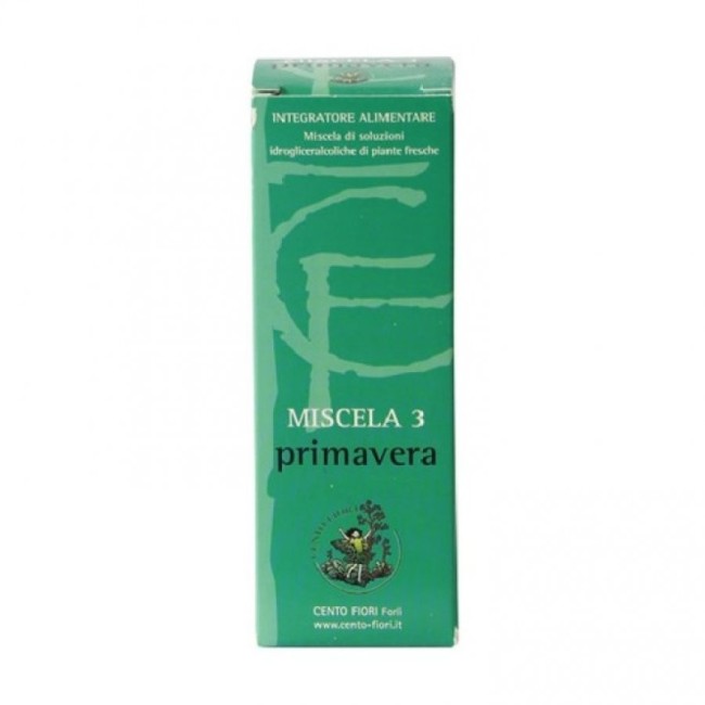 Cento fiori Miscela 3 primavera integratore liquido 500 ml Cento fiori Miscela 3 primavera integratore liquido 500 ml