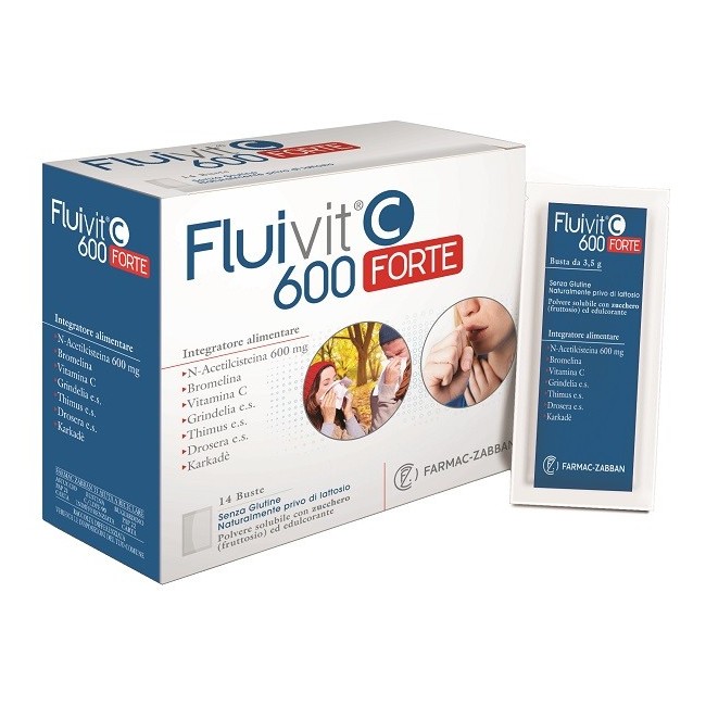 Fluivit C 600 Forte 14 Bustine Fluivit C 600 Forte 14 Bustine
