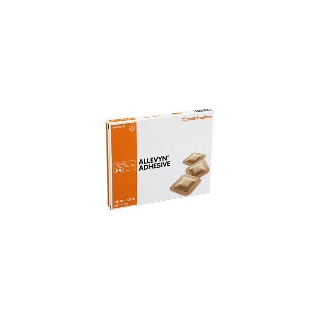 Allevyn Adhesive 7,5 cm x 7,5 cm 10 pezzi Allevyn Adhesive 7,5 cm x 7,5 cm 10 pezzi