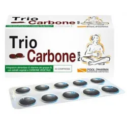Trio Carbone plus 40 Compresse per meteorismo e aerofagia