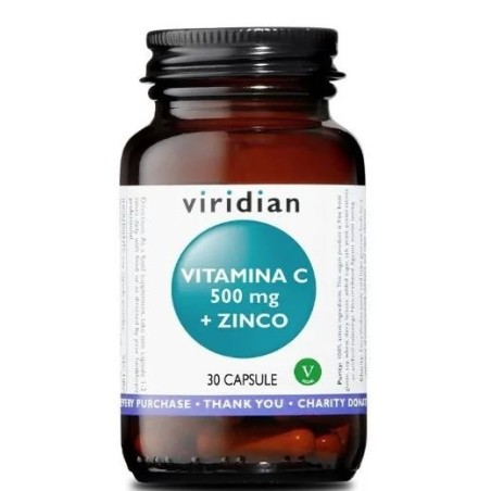 Viridian vitamin c + zinco 30 capsule