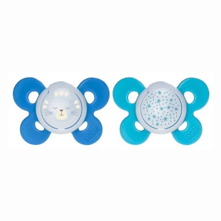 Chicco Succhietto Physio Comfort Silicone Luminoso 12m+ 1pz Chicco Succhietto Physio Comfort Silicone Luminoso 12m+ 1pz