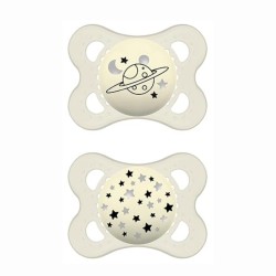 Mam 2-6 Mesi 2 Succhietti Night Silikonse