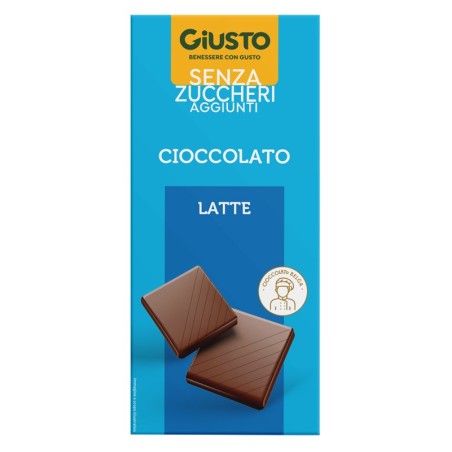 Giusto Senza Zucchero Tavoletta Cioccolato Latte  Giusto Senza Zucchero Tavoletta Cioccolato Latte