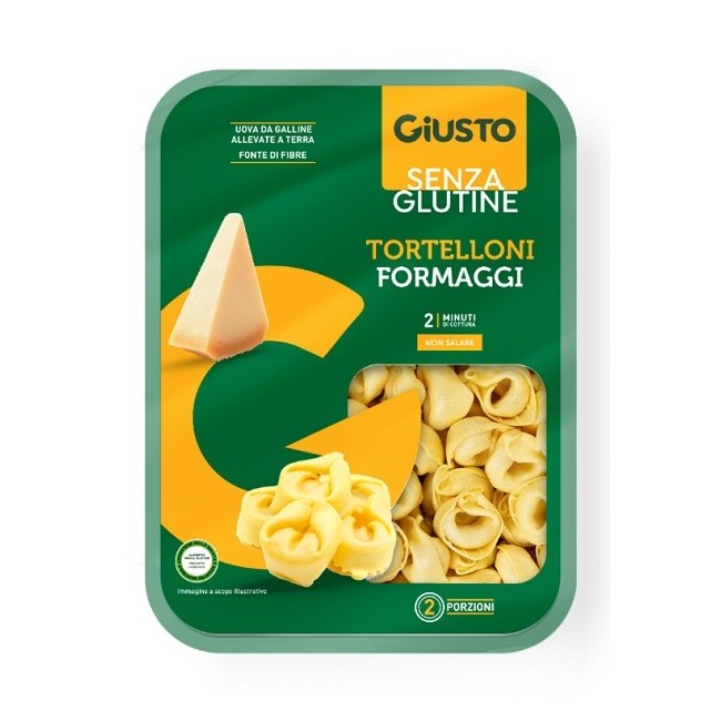 Giusto Senza Glutine Tortelloni Formaggi Giusto Senza Glutine Tortelloni Formaggi