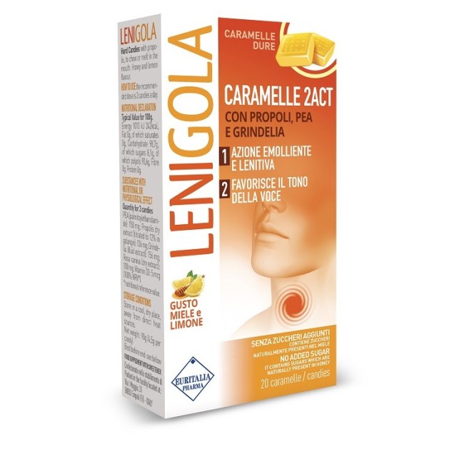 Lenigola 2act Caramelle Dure 20 Pezzi Lenigola 2act Caramelle Dure 20 Pezzi