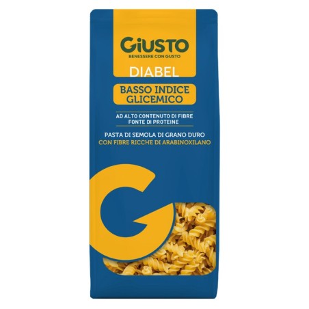 Giusto Diabel Basso Indice Glicemico Pasta Fusilli 